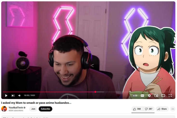 Asking Mom About Anime I YourBudTevin